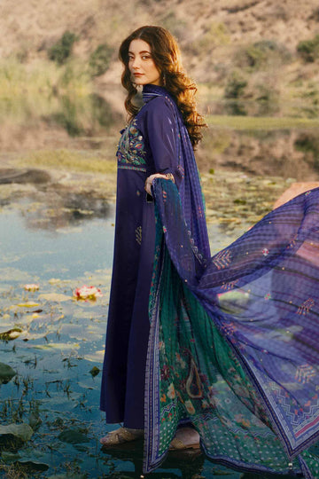 Nishat Linen 3 Piece - Digital Printed Embroidered Suit - 42502106 Online Shopping